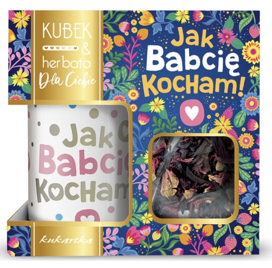 Kubek ceramiczny z herbatą KIH-005 DBD , 320 ml, Kukartka Kukartka