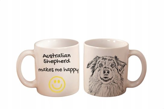 Kubek ceramiczny z nadrukiem owczarek australijski Art-Dog Art-Dog