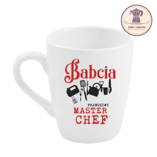 Kubek ceramiczny, z napisami, Dzień Babci, Prawdziwy Master Chef, 300 ml, BGtech BGtech