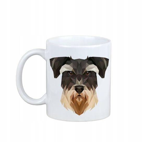 Kubek ceramiczny z napisem, geometryczny pies Art-Dog