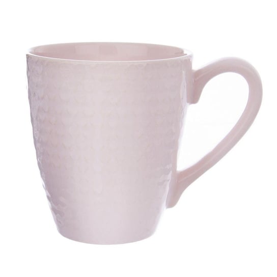 Kubek ceramiczny z uchem do kawy herbaty 430 ml RÓŻOWY Orion