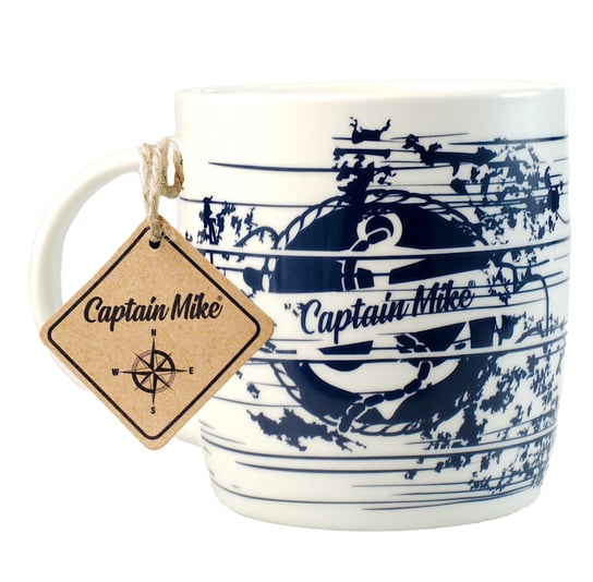Kubek ceramiczny znad morza prezent Bałtyk pamiątka Captain Mike®, biały Captain Mike