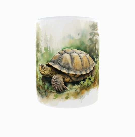 Kubek ceramiczny, Żółw Żółwik Turtle Las, 300 ml Inna marka