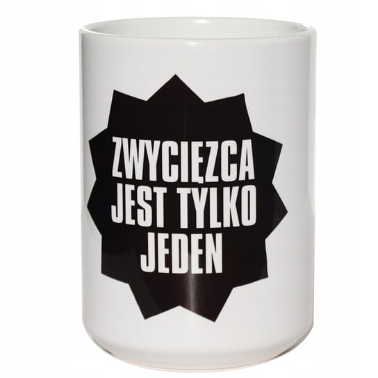 Kubek ceramiczny Zwycięzca jest tylko jeden, dla niego, dla zwycięzcy, Sowia Aleja Inna marka