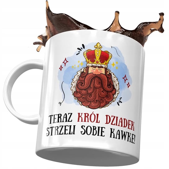 Kubek dla Dziadka na Dzień Dziadka na Prezent z Nadrukiem ze Zdjęciem PoliDraw