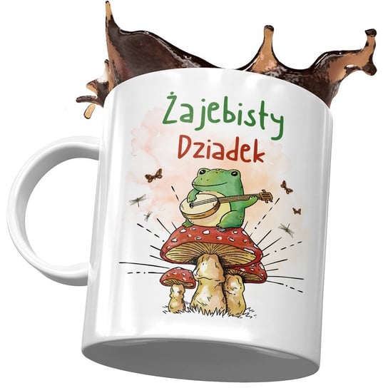 Kubek dla Dziadka na Dzień Dziadka na Prezent z Nadrukiem ze Zdjęciem PoliDraw