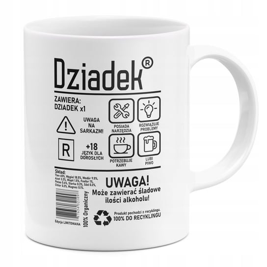 Kubek Dla Dziadka Prezent Etykieta Dziadek Inna marka