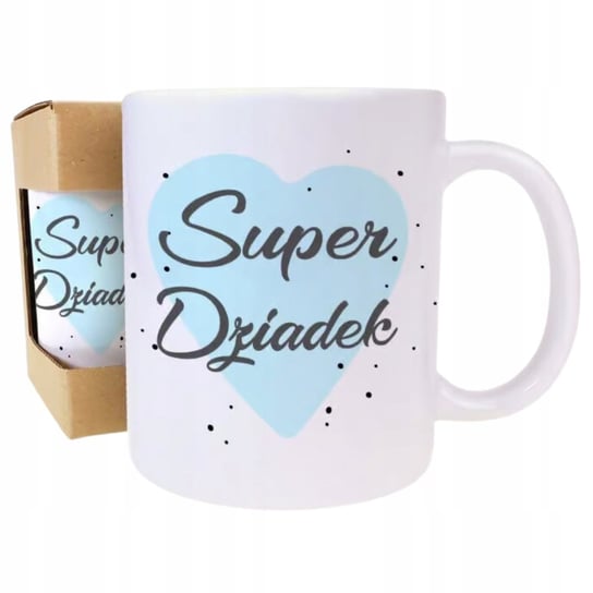 Kubek Dla Dziadka Super Dziadek Prezent Na Dzień Dziadka Ceramiczny 330Ml MaPo Tea