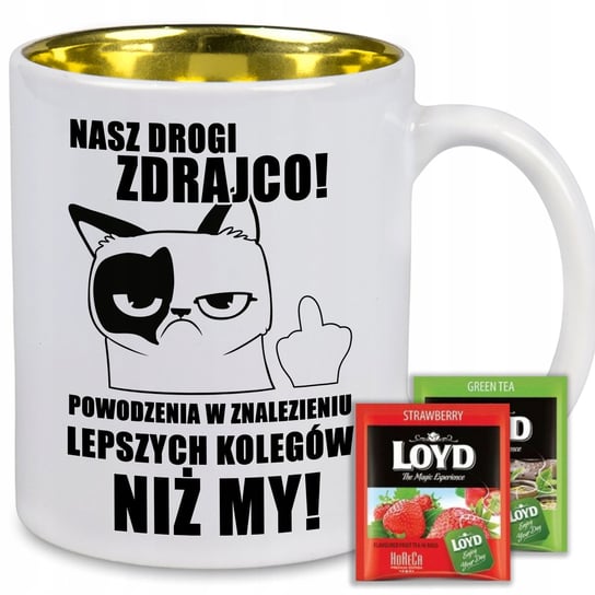 Kubek Dla Koleżanki Na Prezent Do Pracy Pożegnanie + 8 Szt. Loyd Inna marka