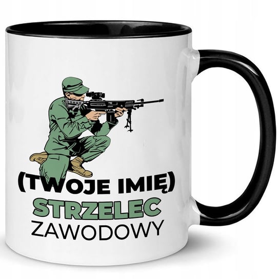 KUBEK DLA SNAJPERA ŻOŁNIERZA STRZELCA IMIĘ WZORY StyleCouture