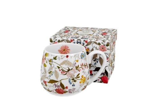 Kubek do kawy i herbaty porcelanowy, baryłka DUO Biały William Kilburn 430 ml Duo