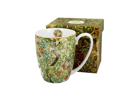 Kubek do kawy i herbaty porcelanowy DUO Golden Lilly William Morris 350 ml DUO Gift