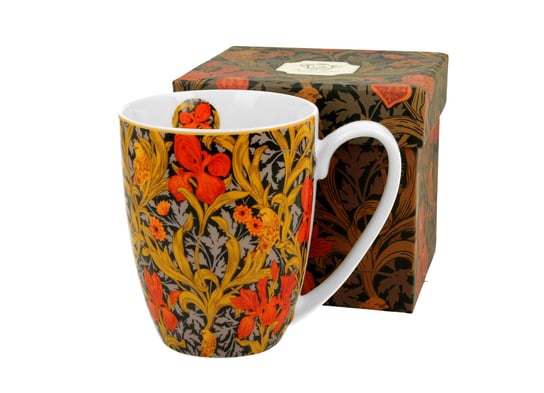 Kubek do kawy i herbaty porcelanowy DUO Orange Irises William Morris 350 ml DUO Gift