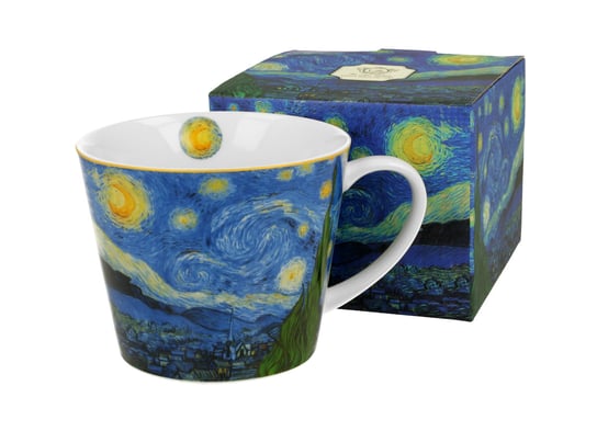 Kubek do kawy i herbaty porcelanowy DUO Starry Night Vincent Van Gogh 600 ml DUO Gift