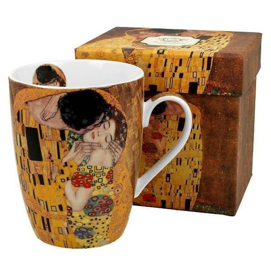 Kubek do kawy i herbaty porcelanowy DUO The Kiss Gustav Klimt 380 ml DUO Gift