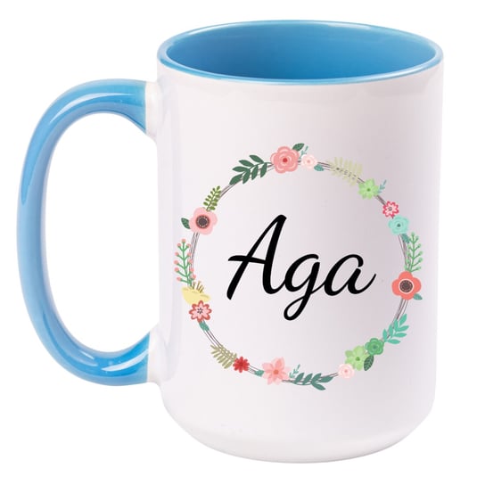 Kubek duży (440 ml) z imieniem Aga, prezent dla Agi, 7 Inna marka