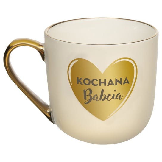 Kubek, Dzień Babci i Dziadka, KOCHANA Babcia, Złoty, 480 ml Empik