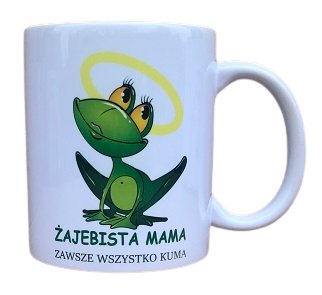 Kubek Dzień Matki Żajebista Mama + Kartonik Inna marka