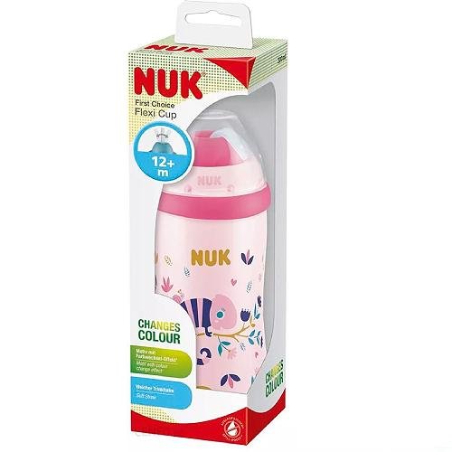 Kubek Flexi Cup Ze Słomką 300Ml 12M+ Kameleon Nuk Nuk