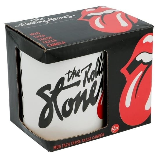 Kubek FORCETOP, Rolling Stones, biały, 325 ml Stor