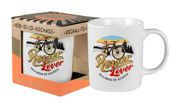 Kubek GIFT WORLD Premium Lifestyle - Rower Lover, 325 ml Kukartka