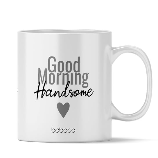 Kubek Good Morning Handsome 001 Babaco Biały / Babaco ERT