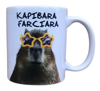 Kubek Kapibara Farciara  Z Kartonikiem 330 Prezent Inna marka
