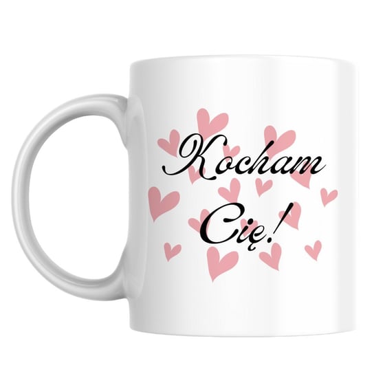 Kubek Kocham Cię na walentynki na dzień kobiet rocznicę na urodziny Zajekubki