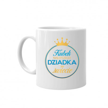 Kubek Koszulkowy Kubek najlepszego dziadka na świecie , 8,2x9,5 cm Koszulkowy