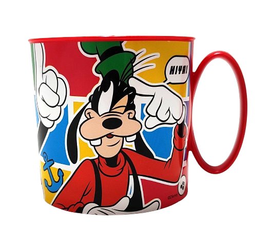 Kubek Kubek Mickey Mouse, Donald, Goofy 265 ml. Czerwony Aputure