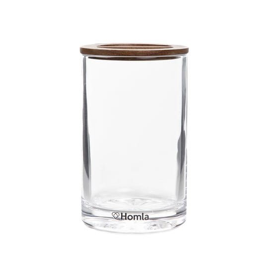 Kubek łazienkowy DENIKA szklany transparentny 6,9x11cm HOMLA Homla