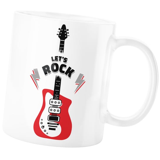 KUBEK LETS ROCK GITARA ELEKTRYCZNA MIŁOŚNIK ROCKA Inna marka