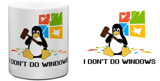 Kubek, Linux-owego Pingwina Inna marka