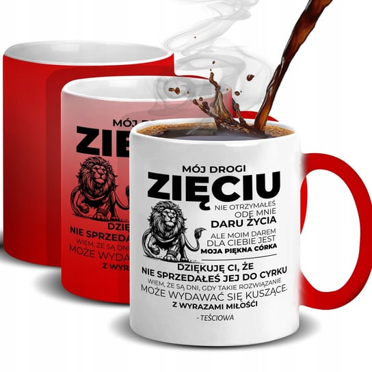 KUBEK MAGICZNY 300 ML STYLOWY ZABAWNY PREZENT DLA ZIĘCIA NA URODZINY ŚWIĘTA StyleCouture