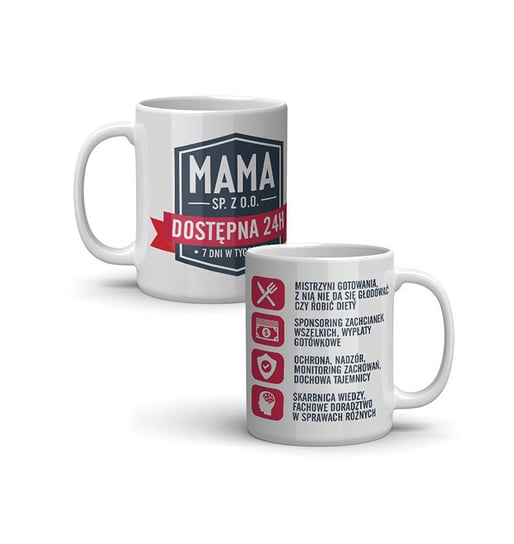 Kubek MAMA Sp. z o.o. - extra prezent na Dzień Matki Inna marka