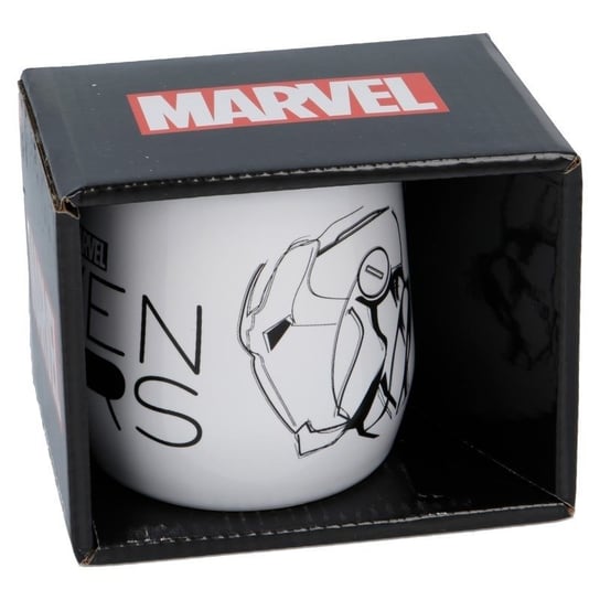 Kubek MARVEL, biało-czarny, 325 ml Marvel