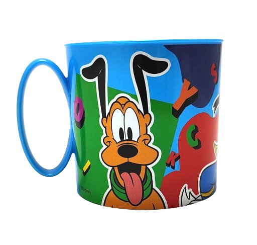 Kubek Mickey Mouse, Donald, Pluto 265 ml. Niebieski Stor