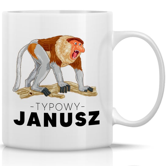 KUBEK na Prezent NOSACZ Janusz Śmieszne Wzory StyleCouture