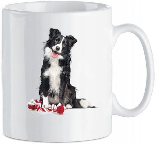 Kubek nadruk Border Collie Pies 330 ml Inna marka