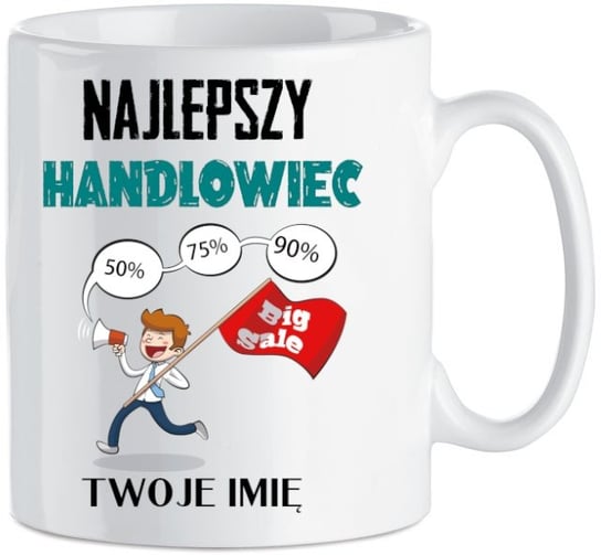 Kubek Najlepszy Handlowiec Prezent Imie Inna marka