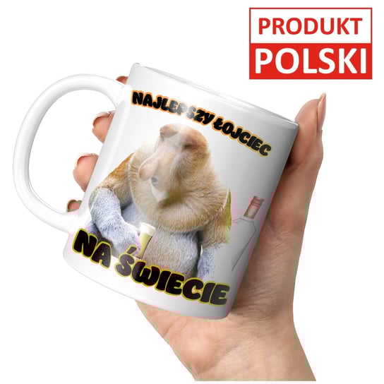 KUBEK NAJLEPSZY ŁOJCIEC NA ŚWIECIE PREZENT Z NADRUKIEM DZIEŃ TATY OJCA Gartees