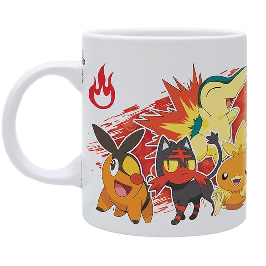 Kubek Oryginalny 320Ml Pokemon Fire Starters Abysse Corp