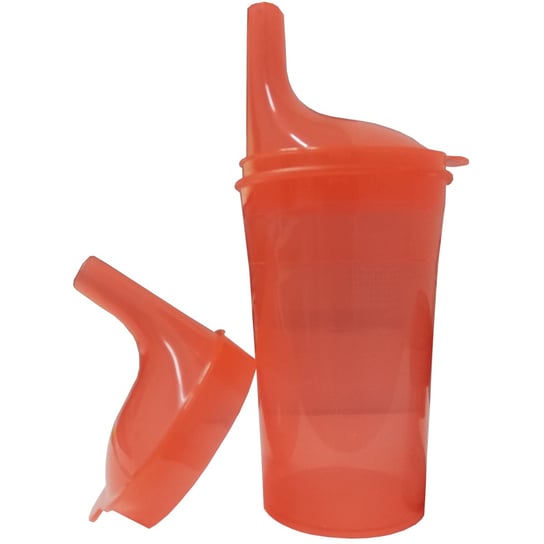 Kubek plastikowy Bezpieczny do jedzenia i picia 250 ml, PDS CARE Pomarańczowy PDS CARE
