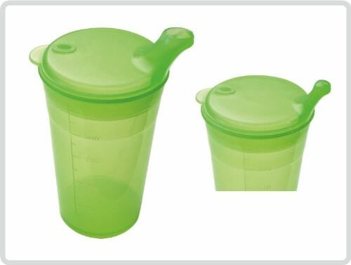 Kubek plastikowy Bezpieczny do jedzenia i picia 250 ml, PDS CARE Zielony PDS CARE