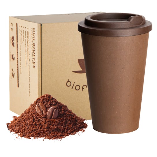 Kubek plastikowy Ekologiczny z Podwójną Ścianką 350 ml, bioffee bioffee