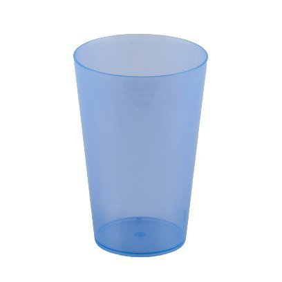 Kubek plastikowy, Transparent, 300 ml, Lumarko, niebieski Lumarko