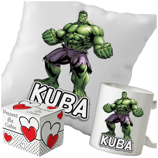 Kubek + Poduszka Avengers 330ml 40x40cm i Opakowanie Na Prezent i Imię Inna marka