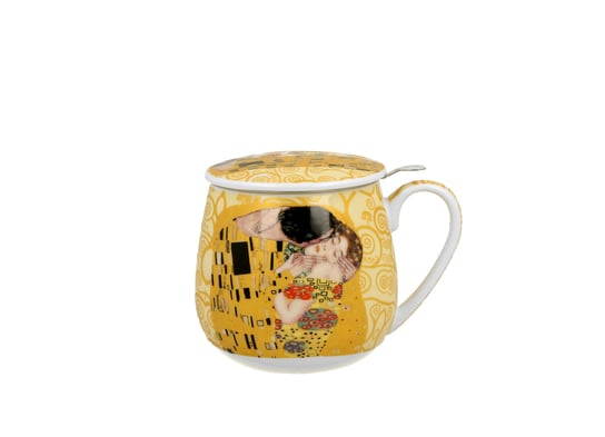 Kubek porcelanowy, Baryłka Z Zaparzaczem 43, 430 ml, DUO Gift Duo