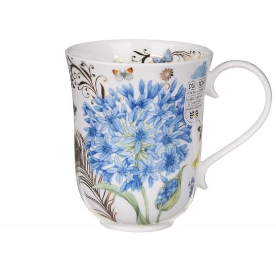 Kubek porcelanowy Braemar - Vintage Blue, Kwiat Agapant 330 ml, Dunoon Dunoon