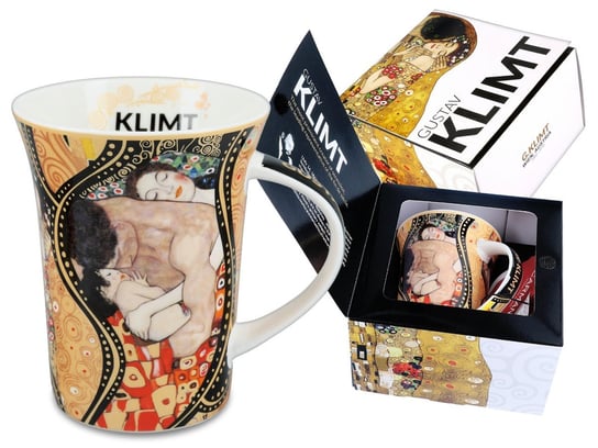 Kubek porcelanowy G. Klimt, Kolaż 350 ml, Carmani Carmani